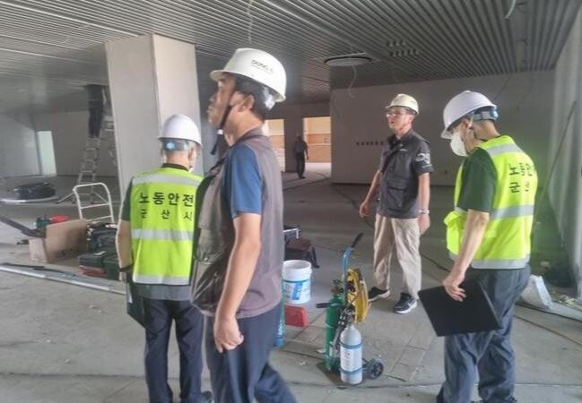 군산시, 민간 건설공사장 안전점검 실시
