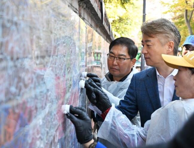 광주 서구, '십만양병 벽화사업' 시작