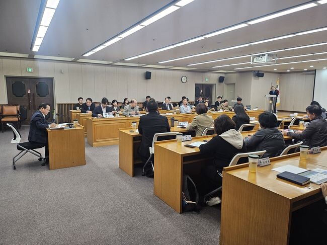 부천 탄소중립 대응 플랫폼 구축용역 기획보고회 개최 모습