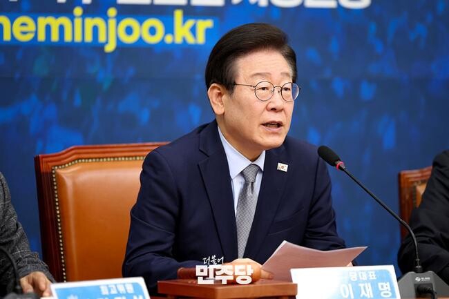 더불어민주당 이재명 대표