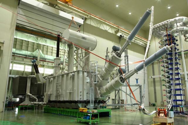 <span contenteditable="true">LS일렉트릭의 HVDC CTR 초고압 시험 모습