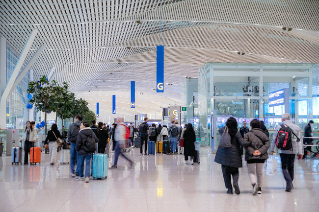 인천공항 여객터미널 전경사진