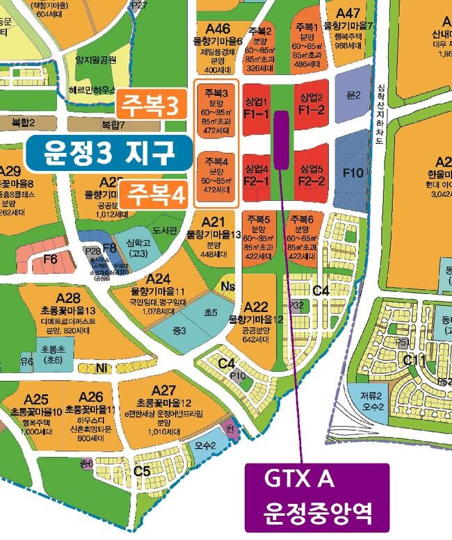 한국토지주택공사(LH)는 경기 파주운정3 지구 내 주상복합용지 2필지(주복3, 주복4)를 일괄 공급한다고 14일 밝혔다.