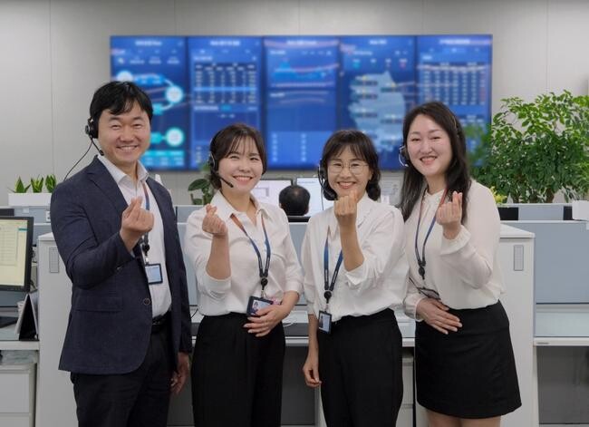 2025 KSQI 콜센터 부문 수상 기념 촬영