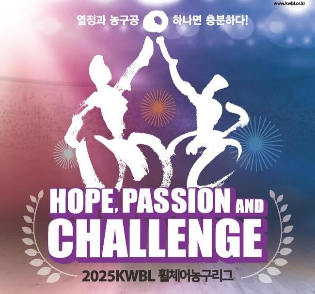 `2025 휠체어농구리그` 포스터