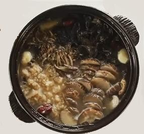 약초 버섯탕