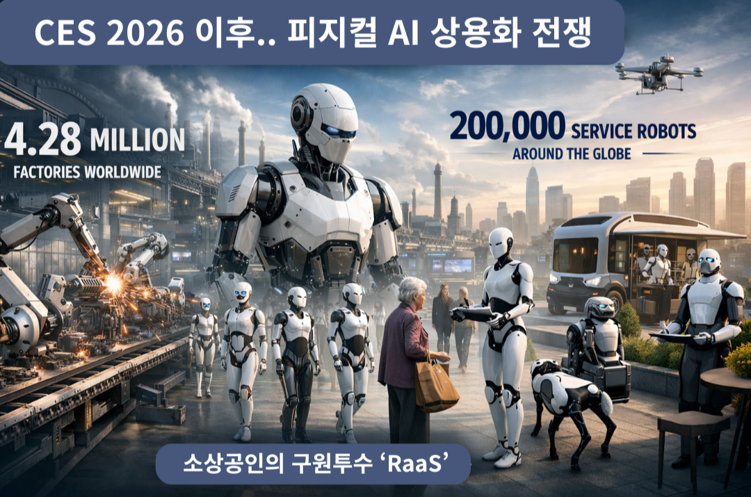 CES 2026 이후 불붙은 '피지컬 AI' 상용화 전쟁