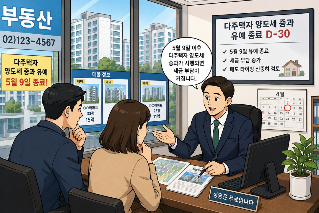 다주택자 양도세 중과 유예 종료 한 달 앞으로…서울 아파트 매물 늘어날까