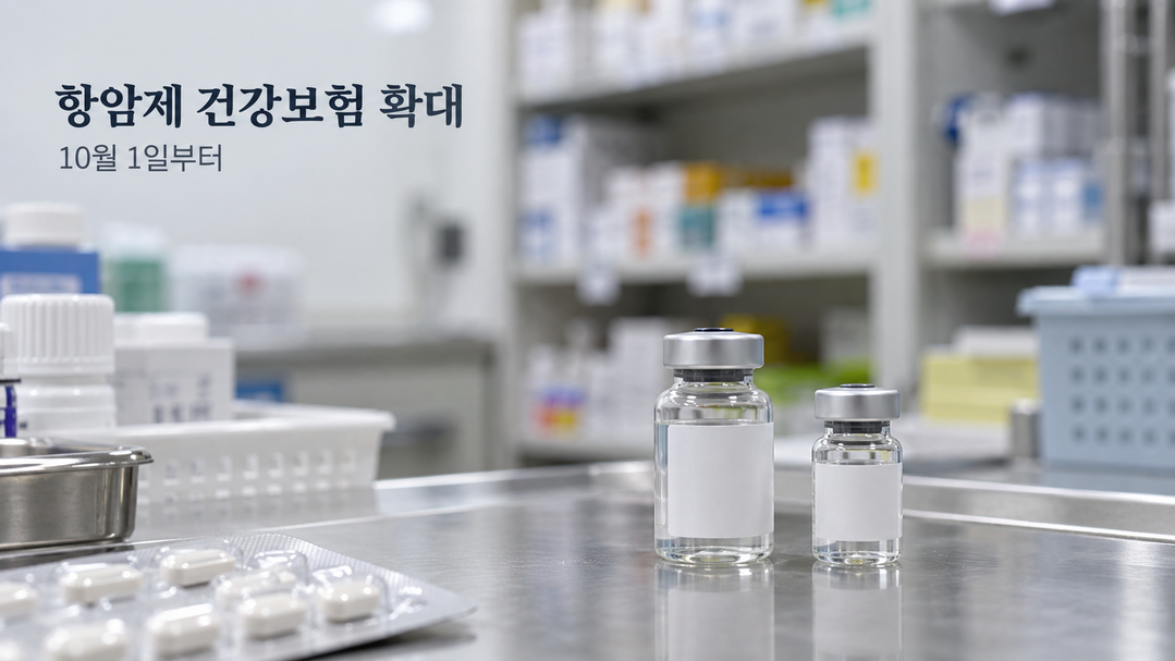 희귀 폐암·위암 치료제 건강보험 확대…10월 1일부터 적용