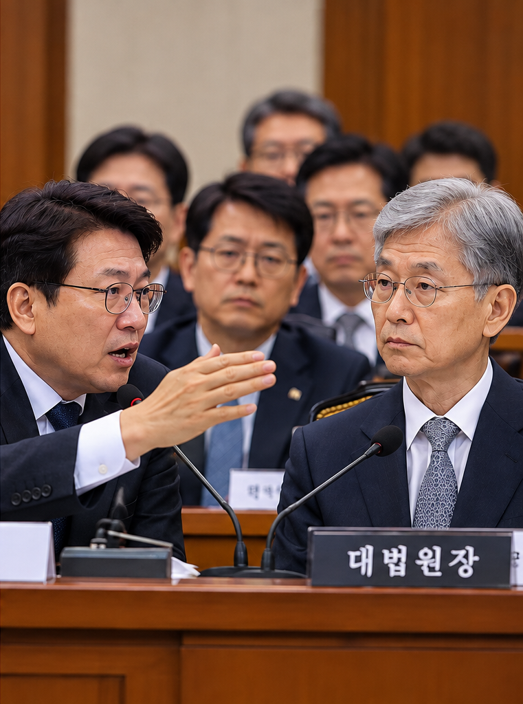 대법관 공석 놓고 여야 정면충돌…국감장까지 번진 대통령·대법원장 갈등
